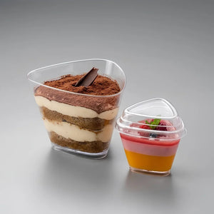 Triangular_Dessert_Container_with_Lid - Bakeyy.com IN