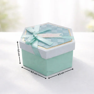 Turquoise_Hexagon_Gift_Box_with_Ribbon6 - Bakeyy.com