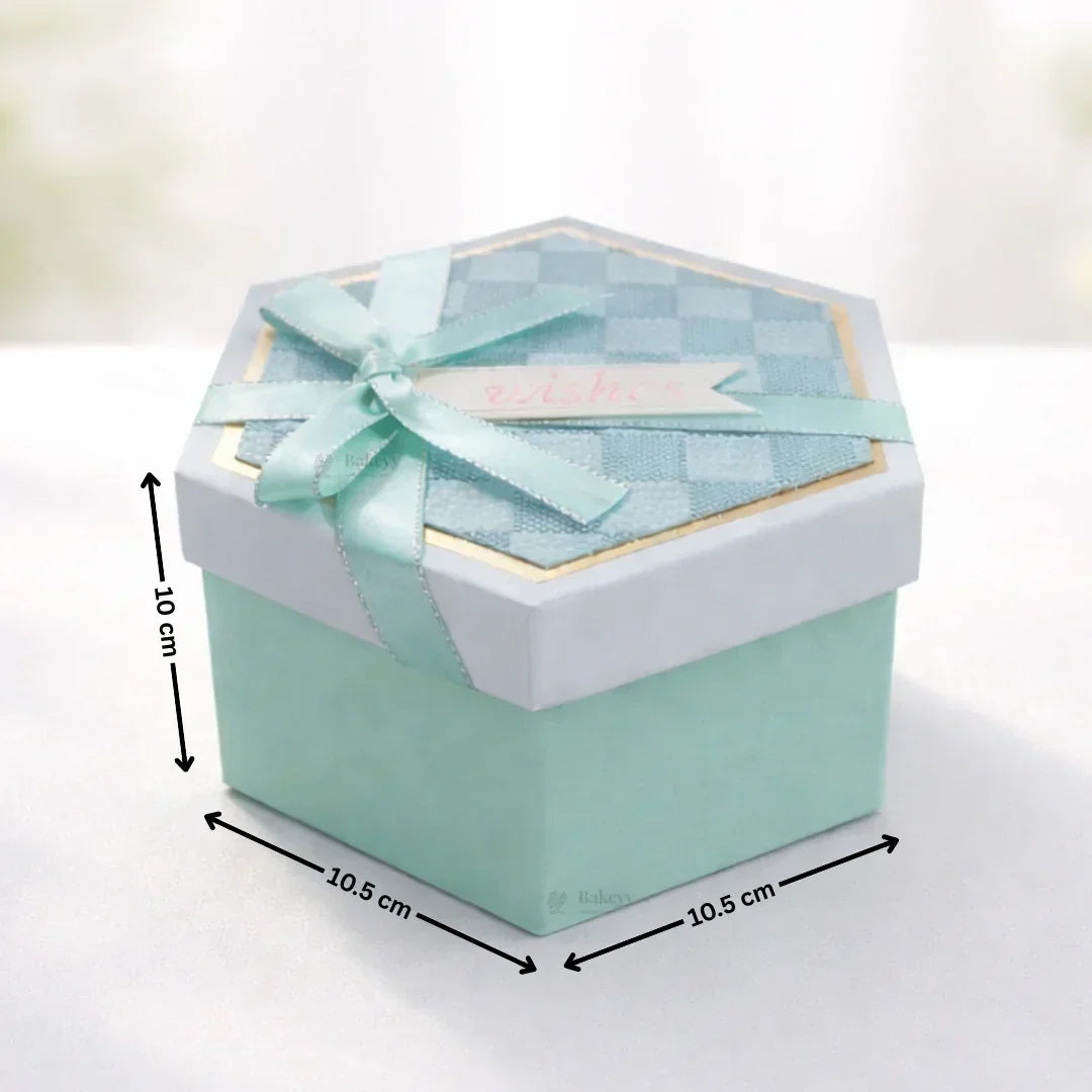 Turquoise_Hexagon_Gift_Box_with_Ribbon7 - Bakeyy.com