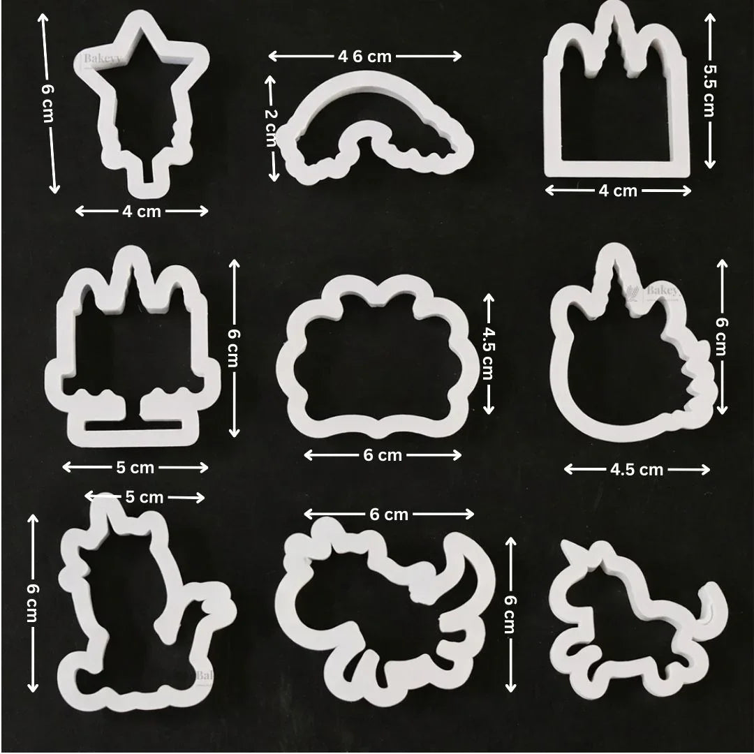Unicorn Multi Cutter Set | 8 Piece | Pack of 1