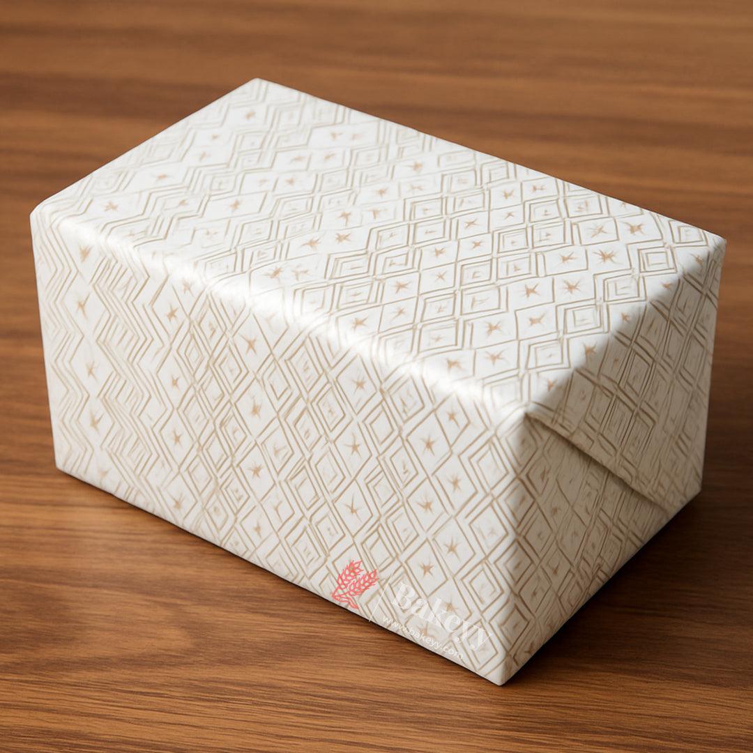 Golden Lace Design Gift Wrapping Paper| Pack of 25 - Bakeyy.com - India - Golden Lace Design Gift Wrapping Paper| Pack of 25 - Default Title