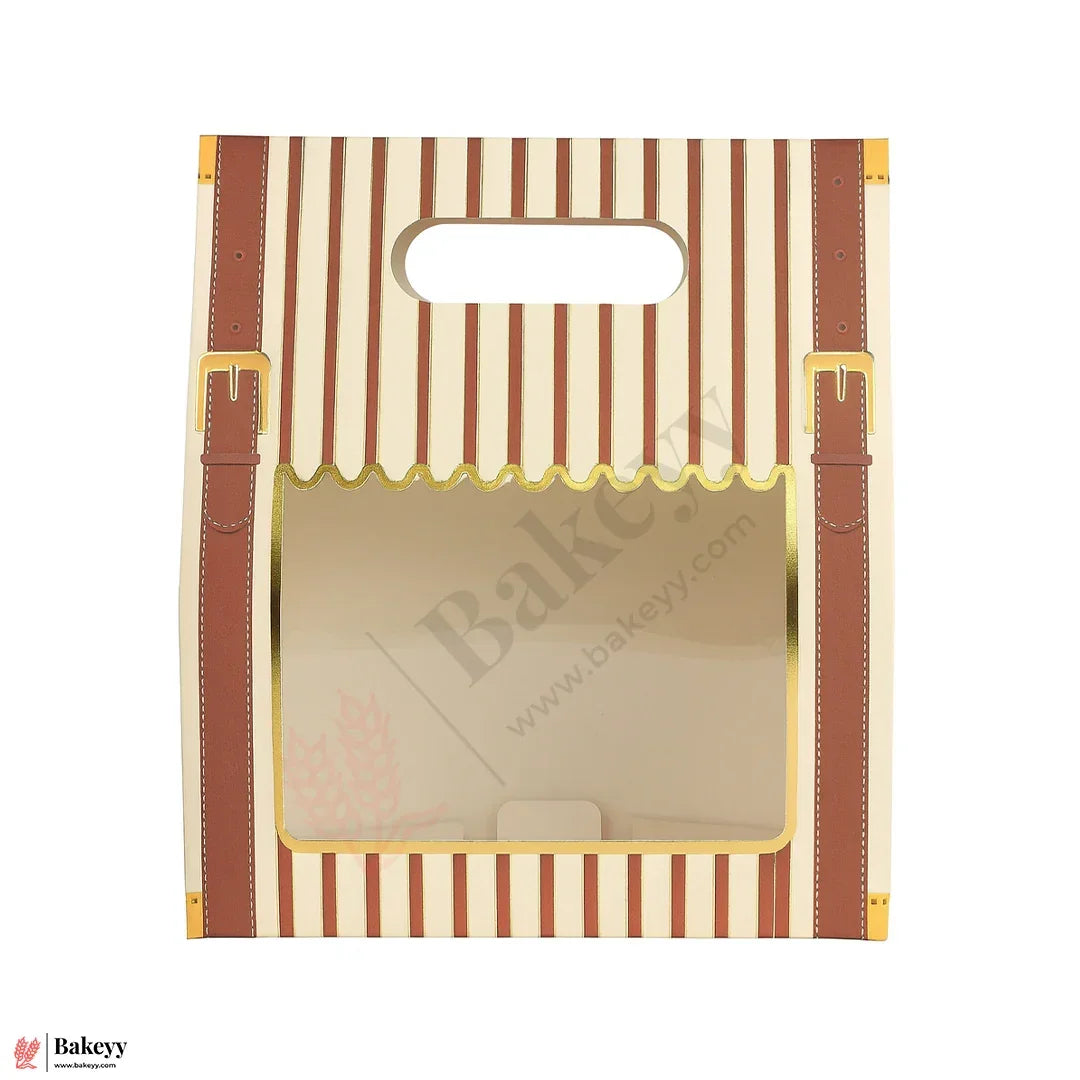 Premium 2-Cavity Window Gift Box | Empty Decorative Packaging Box | Pack Of 10 - Bakeyy.com - India - Premium 2-Cavity Window Gift Box | Empty Decorative Packaging Box | Pack Of 10 - 2 Jar