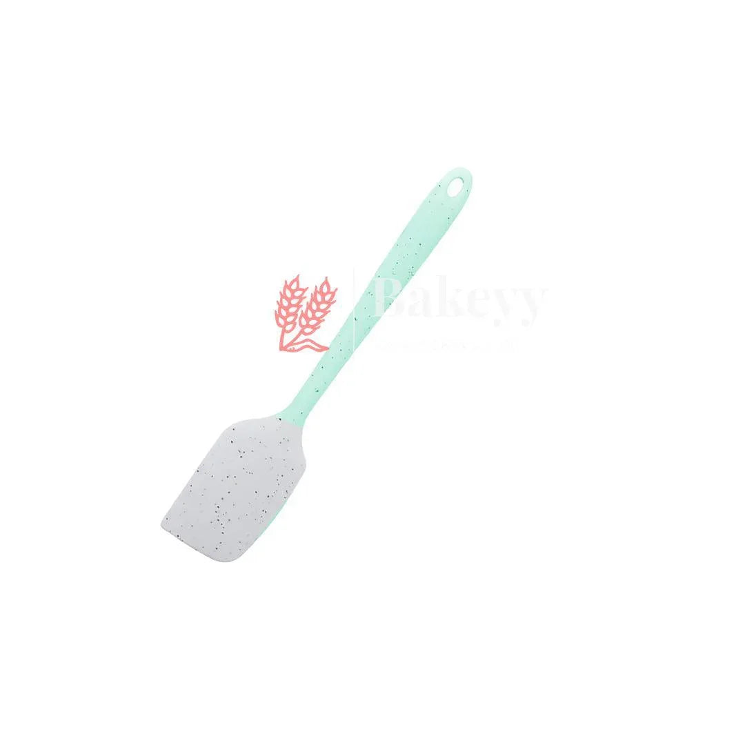 20x4cm | Heat Resistant Silicone Spatula| Kitchen Silicone Spatula for Cooking| Dishwasher Safe Rubber Spatula for Baking Cake Pancake - Bakeyy.com - India - 20x4cm | Heat Resistant Silicone Spatula| Kitchen Silicone Spatula for Cooking| Dishwasher Safe Rubber Spatula for Baking Cake Pancake - Green
