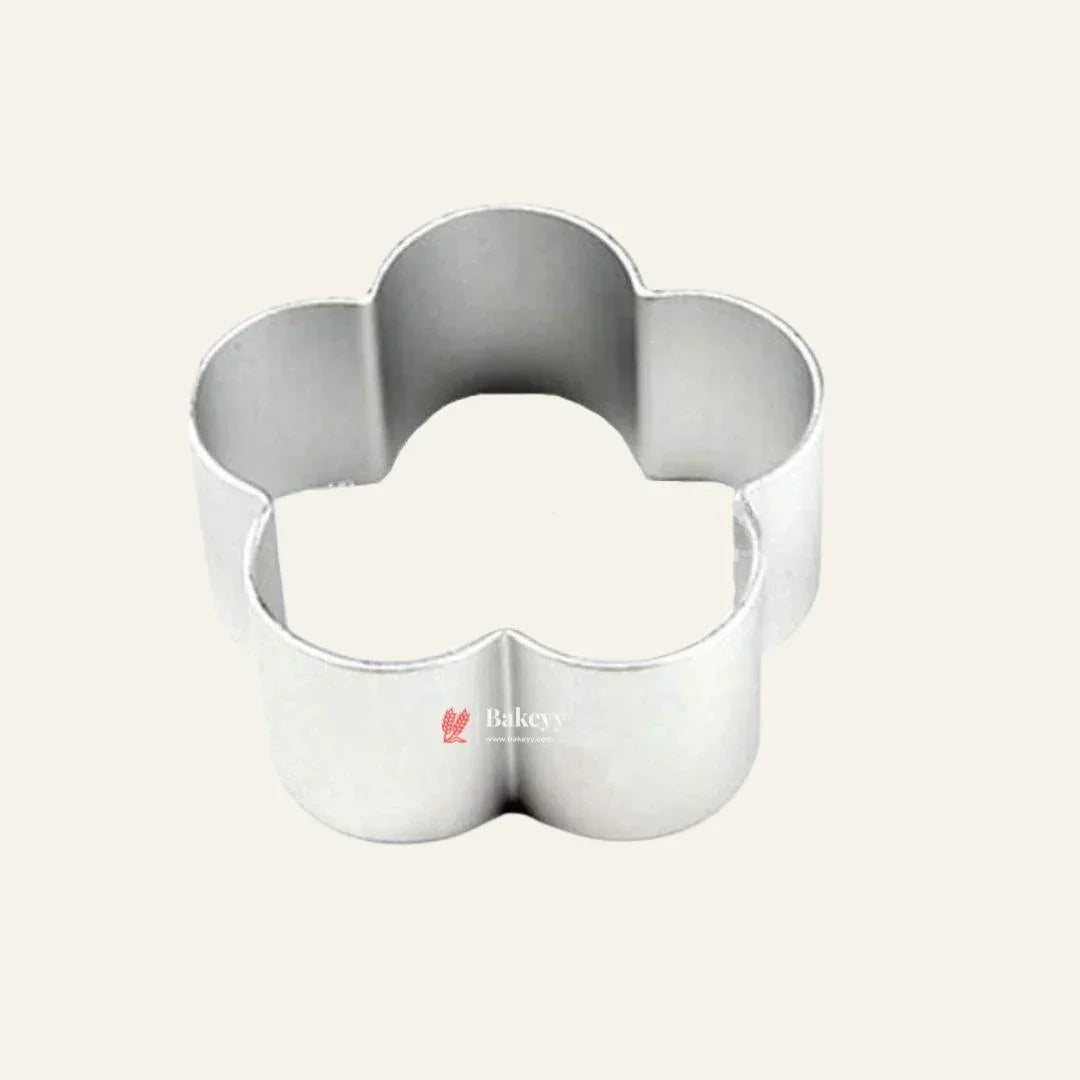 Cookie - Biscuit Cutter - Plum Flower Shape - Biscuit Mould - Aluminium - 1 Piece - Bakeyy.com - India - Cookie - Biscuit Cutter - Plum Flower Shape - Biscuit Mould - Aluminium - 1 Piece - Default Title