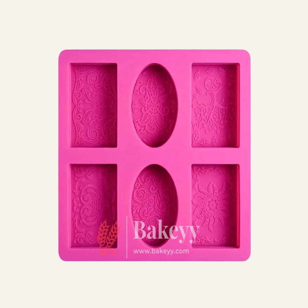Silicone Multi-Shape Soap Mold – Rectangular & Oval Design - Bakeyy.com - India - Silicone Multi-Shape Soap Mold – Rectangular & Oval Design - Default Title