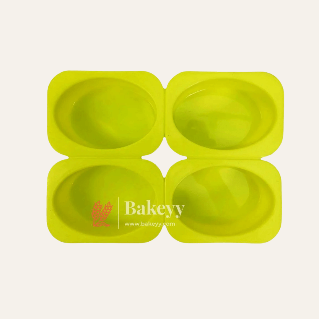 Silicone round Baking Mould – 4 Cavity | Heat Resistant| Non-Stick| - Bakeyy.com - India - Silicone round Baking Mould – 4 Cavity | Heat Resistant| Non-Stick| - Default Title