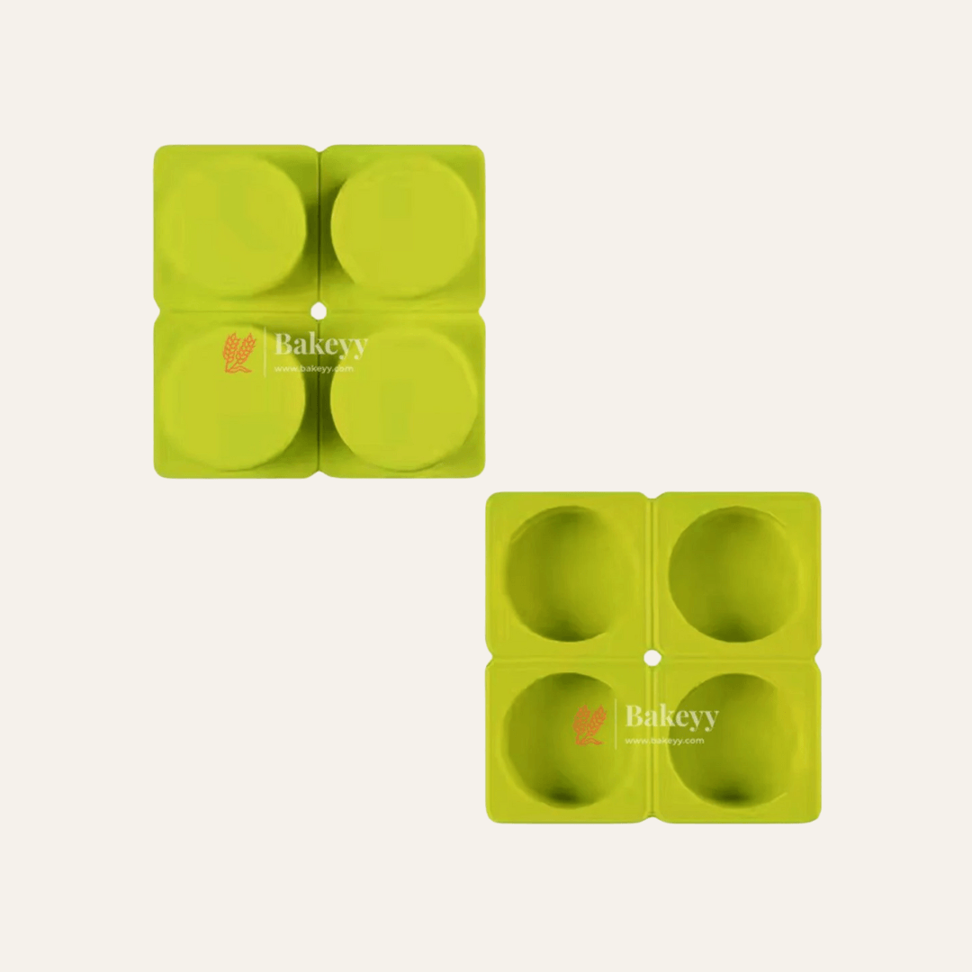 Silicone Oval Baking Mould – 4 Cavity | Heat Resistant| Non-Stick| - Bakeyy.com - India - Silicone Oval Baking Mould – 4 Cavity | Heat Resistant| Non-Stick| - Default Title