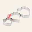 Heart Cake Ring Stainless Steel Cutter for Cake| Tier Cake | Fondant Cutter (3pc Set) - Bakeyy.com - India - Heart Cake Ring Stainless Steel Cutter for Cake| Tier Cake | Fondant Cutter (3pc Set) - Default Title