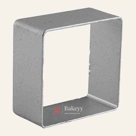Cookie - Biscuit Cutter - Square Shape - Biscuit Mould - Aluminium - 1 Piece - Bakeyy.com - India - Cookie - Biscuit Cutter - Square Shape - Biscuit Mould - Aluminium - 1 Piece - Default Title