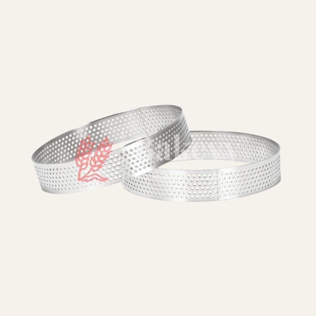 Perforated Round Tart Ring | Round | Set of 3 - Bakeyy.com - India - Perforated Round Tart Ring | Round | Set of 3 - Default Title