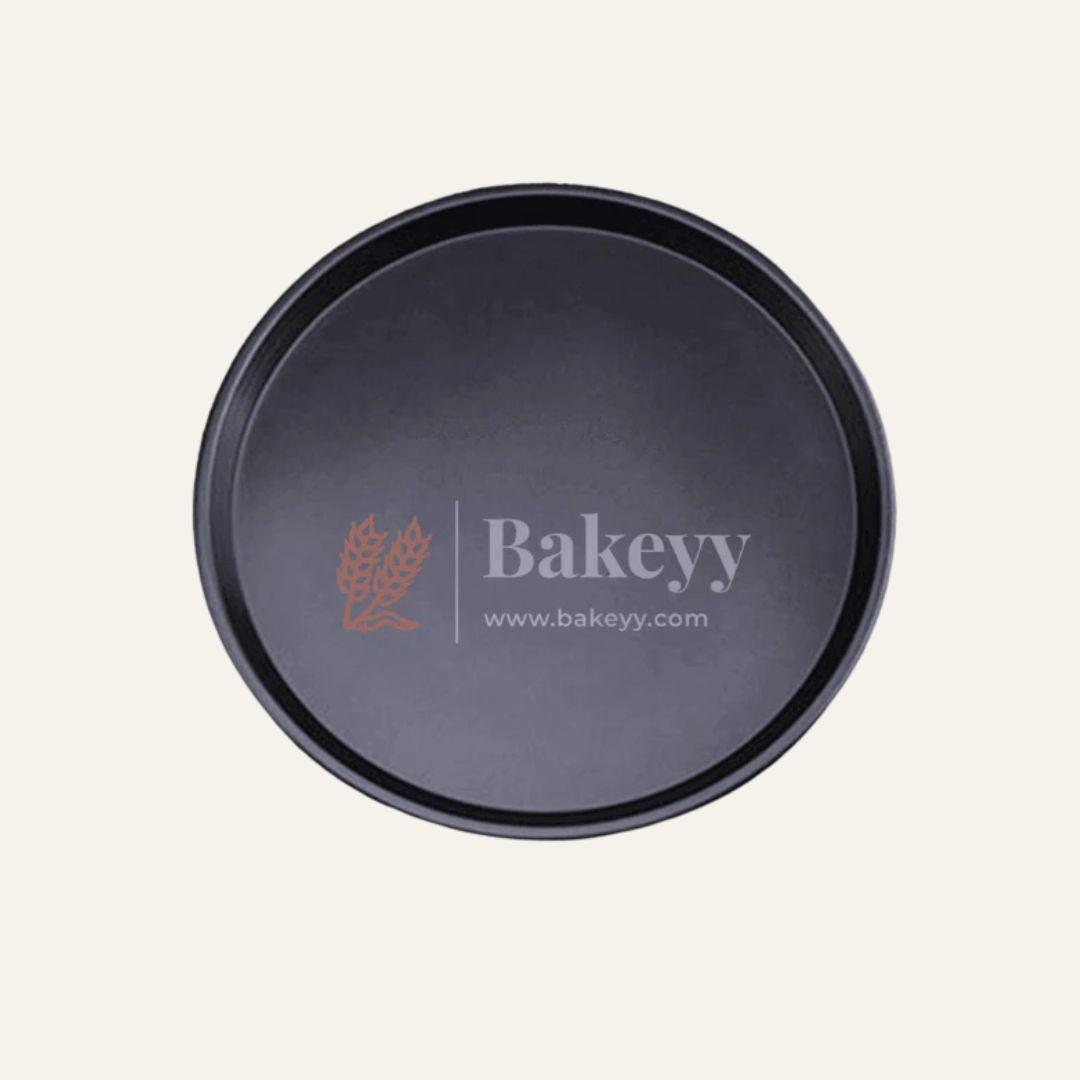 Premium Non-Stick Pizza Baking Tray | Round Carbon Steel Pizza Pan for Perfect Crusts | - Bakeyy.com - India - Premium Non-Stick Pizza Baking Tray | Round Carbon Steel Pizza Pan for Perfect Crusts | - Medium