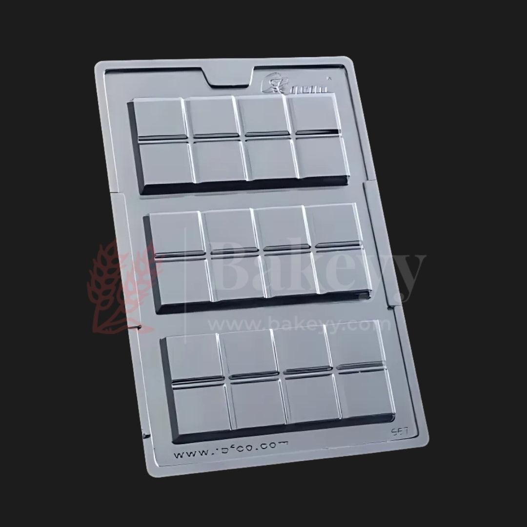 Mould 667-Dubai Kunafa Bar Chocolate Mould Tray | Baking Accessories | Plastic Chocolate Mould | Party Favor Mould | Pack of 1 - Bakeyy.com - India - Mould 667-Dubai Kunafa Bar Chocolate Mould Tray | Baking Accessories | Plastic Chocolate Mould | Party Favor Mould | Pack of 1 - Default Title