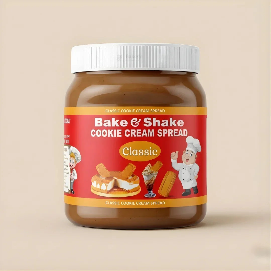Bake & Shake Classic Cookie Cream Spread | By JINDAL COCOA | 1 KG - Bakeyy.com - India - Bake & Shake Classic Cookie Cream Spread | By JINDAL COCOA | 1 KG - Default Title 850.00