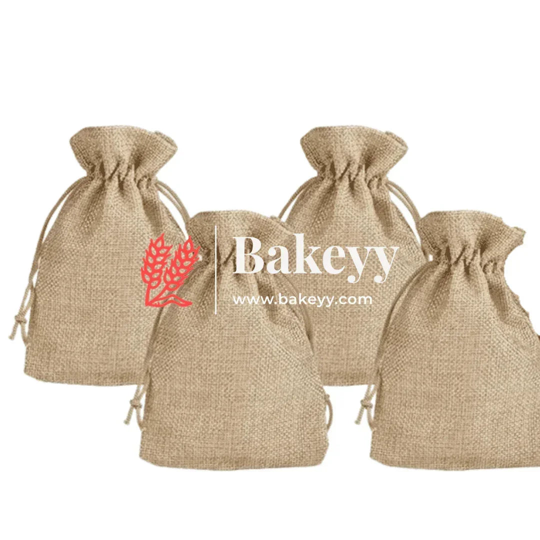 Rigid Gift Box with Jute Bags | Hamper Box | Square Shape | - Bakeyy.com - India - Rigid Gift Box with Jute Bags | Hamper Box | Square Shape | - Blue