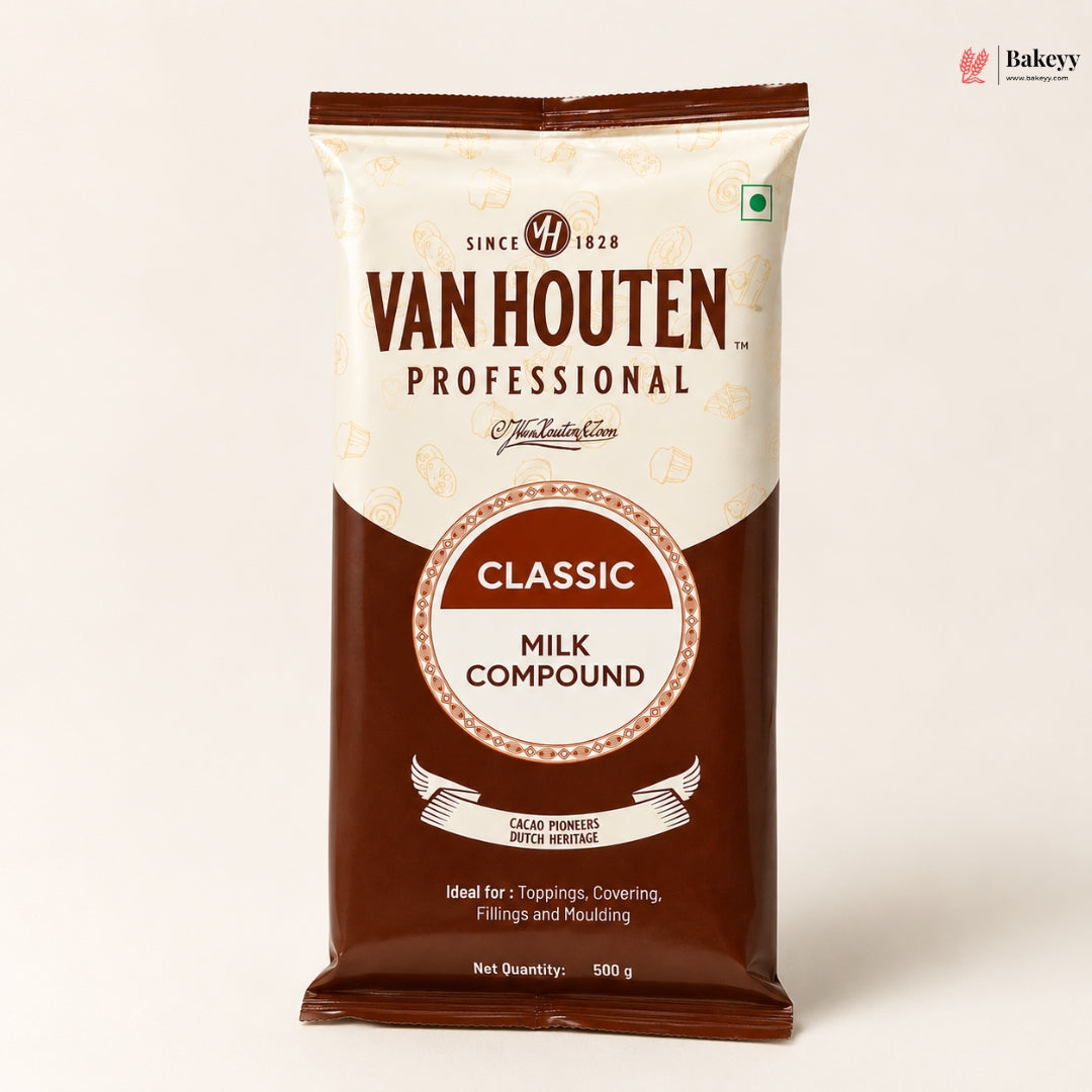 Van Houten Professional Classic Milk Compound packaging on a white background