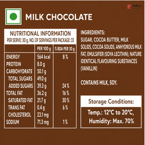Van Houten Professional Signature Chocolate Blocks | Dark, Milk & White | 1kg | Pack of 1
