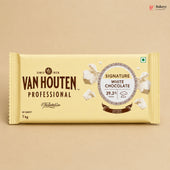 Van Houten Professional Signature Chocolate Blocks | Dark, Milk & White | 1kg | Pack of 1