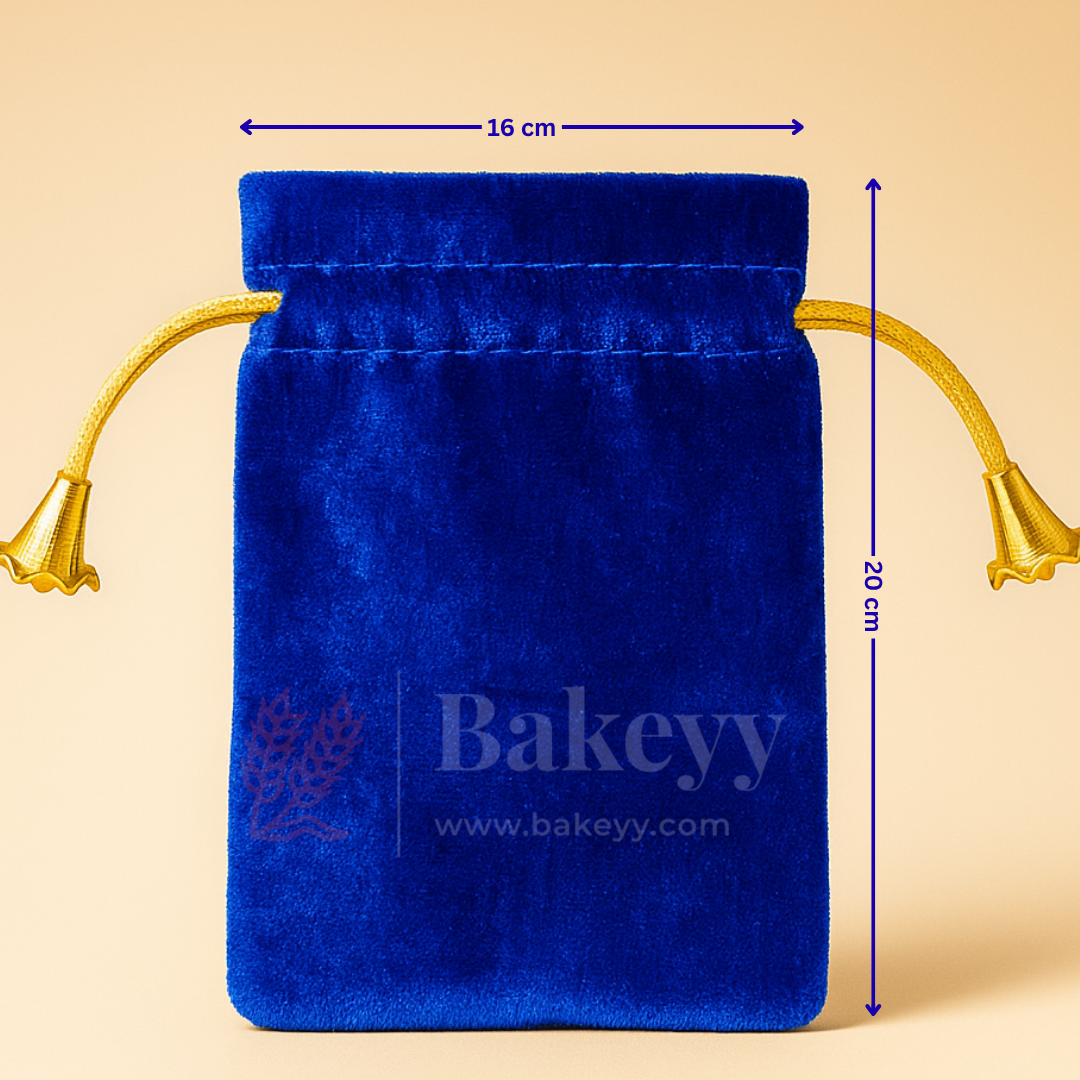 Soft Velvet Potli Bags | Velvet Drawstring Potli Bag | Luxurious Gift & Storage Pouch | Pack of 10