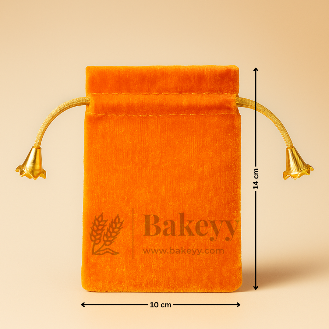 Soft Velvet Potli Bags | Velvet Drawstring Potli Bag | Luxurious Gift & Storage Pouch | Pack of 10