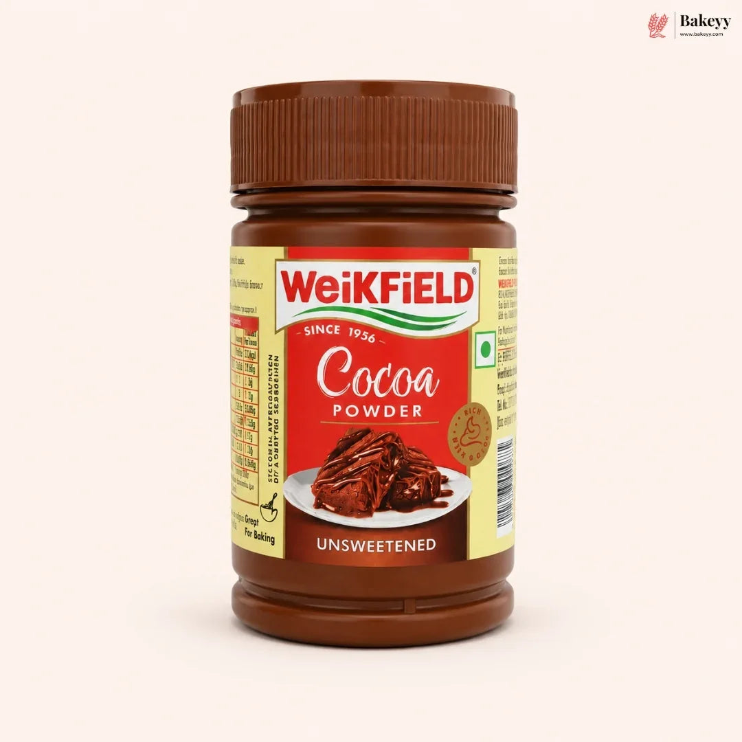 Weikfield Unsweetened Cocoa Powder | 50 g | Pack of 1