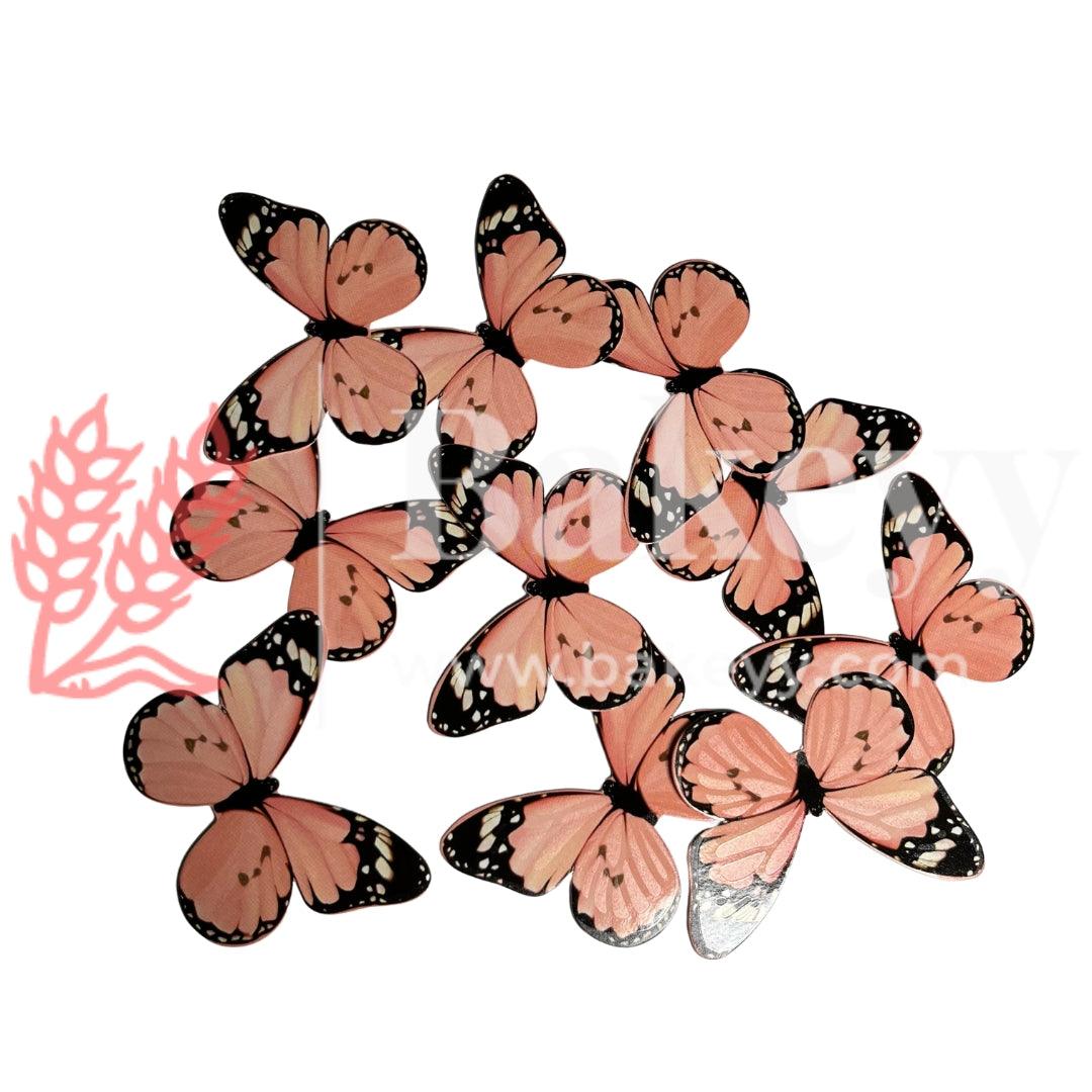 A2 Peach| Decorative Butterfly Cake Toppers | Birthday cake decorations | Party cake decoration | 6cm x 5cm| Pack of 10 - Bakeyy.com - India - A2 Peach| Decorative Butterfly Cake Toppers | Birthday cake decorations | Party cake decoration | 6cm x 5cm| Pack of 10 - Default Title