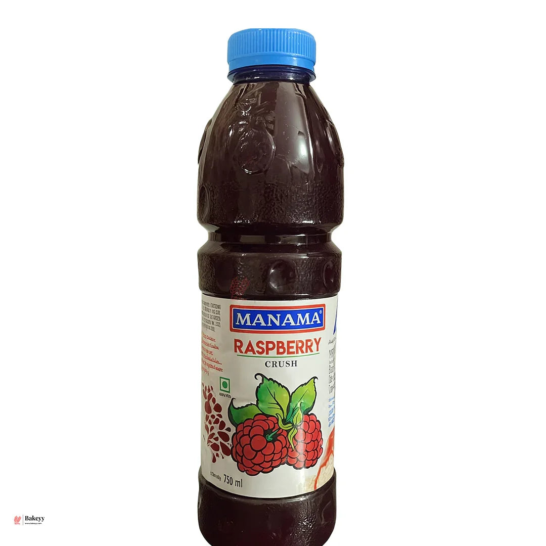 Mala's Raspberry Crush – Pulpy Fruit Syrup for Refreshing Drinks & Desserts | (750ml)