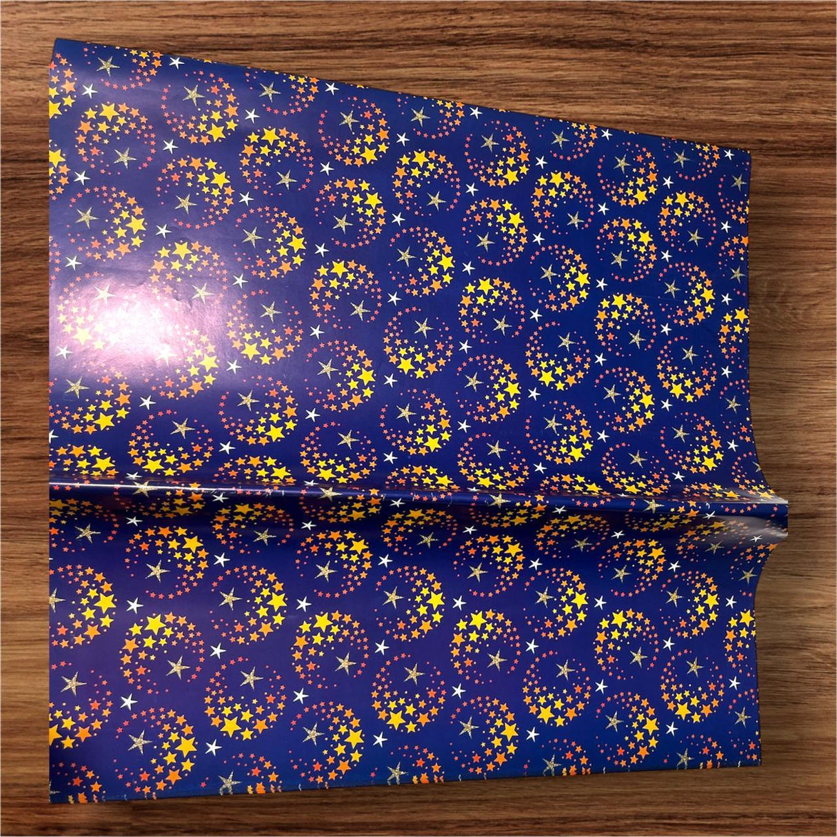 Star Design Blue Wrapping Paper| Pack of 25 - Bakeyy.com - India - Star Design Blue Wrapping Paper| Pack of 25 - Default Title