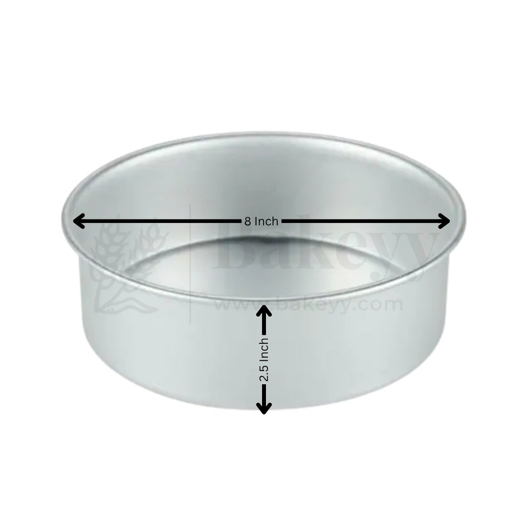 Aluminum Round Cake Pan | Perfect for Baking| Pack Of 1