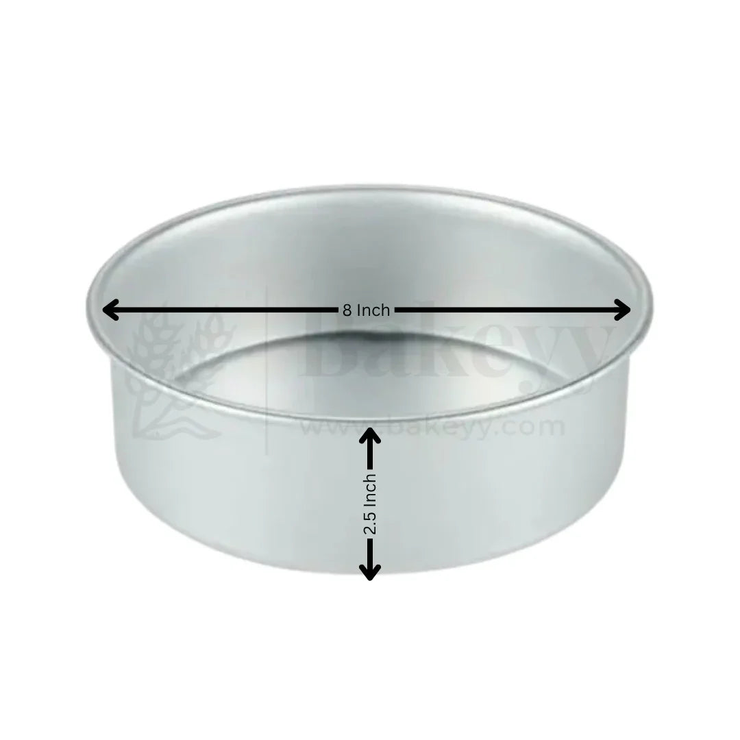 Aluminum Round Cake Pan | Perfect for Baking| Pack Of 1