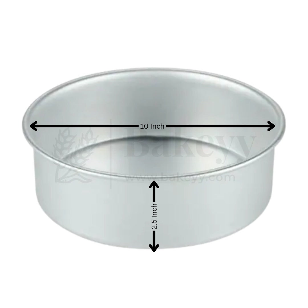 Aluminum Round Cake Pan | Perfect for Baking| Pack Of 1