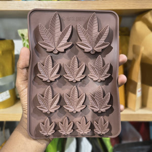 12 Cavity Maple Leaf Shape Silicone Chocolate Mould | Pack of 1