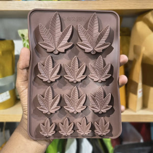 12 Cavity Maple Leaf Shape Silicone Chocolate Mould | Pack of 1