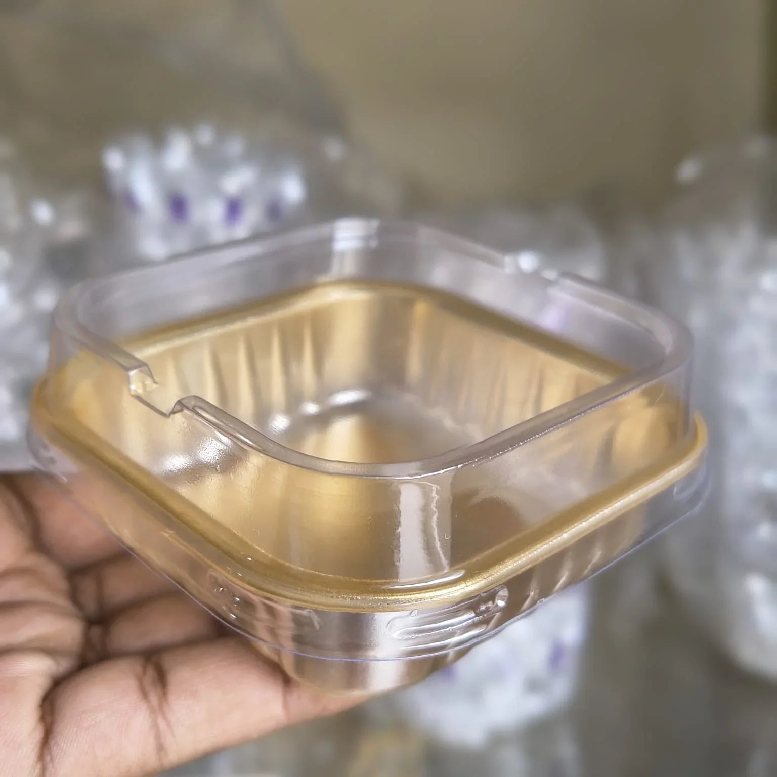 1 Brownie Box | Mini Muffins Pastry Packaging Box | Multiple Colors Available