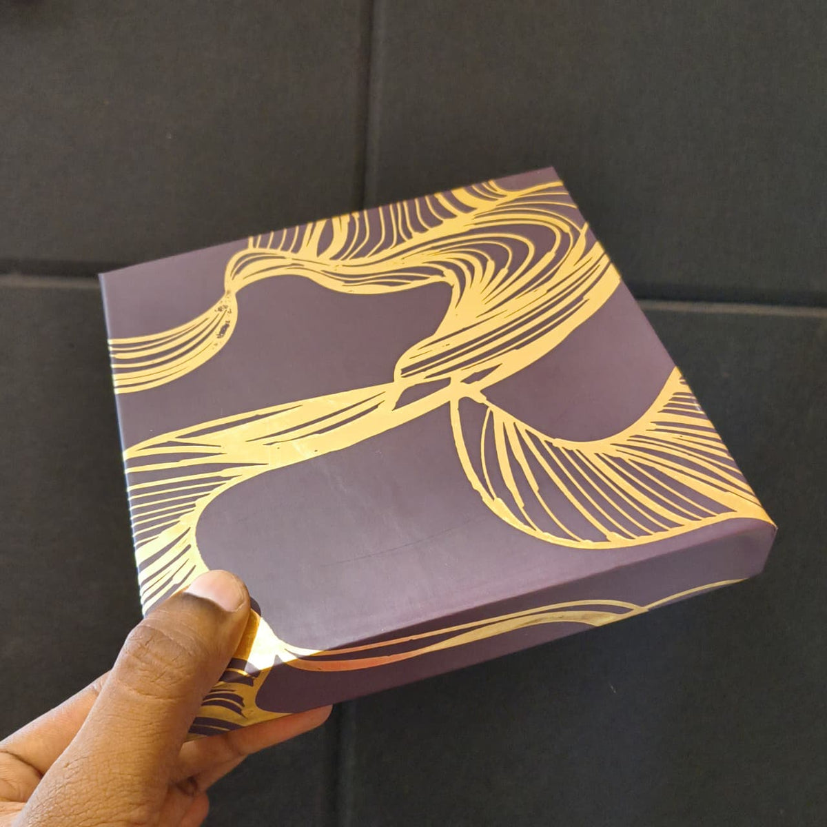 Printed Chocolate Box with Cavity Insert | 2 Designs | Pack of 1