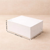 WhiteCakeBoxwithITCBack - Bakeyy.com