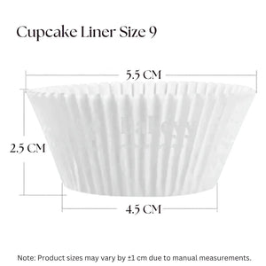 WhiteColourCupcakeLinersBakingCup_1 - Bakeyy.com IN
