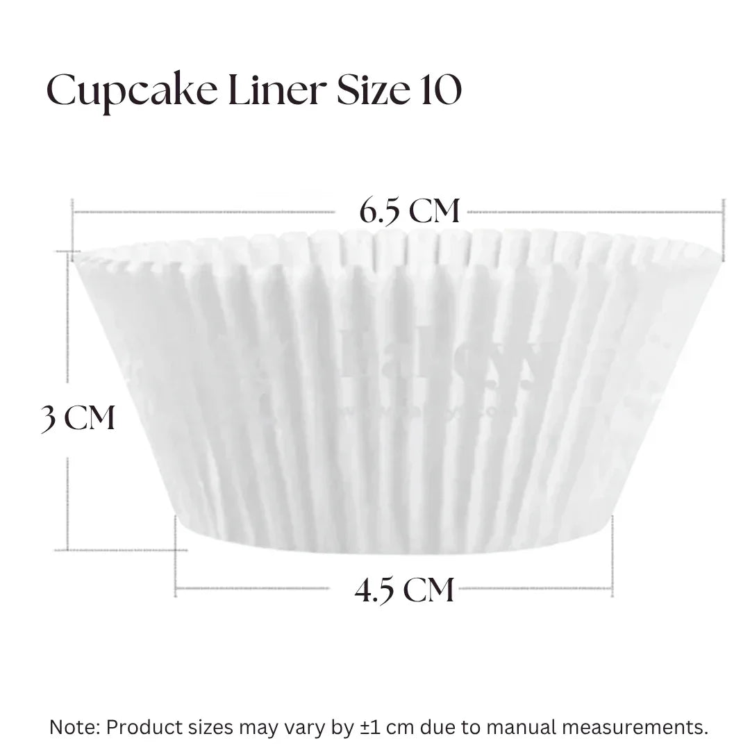 WhiteColourCupcakeLinersBakingCup_2 - Bakeyy.com IN