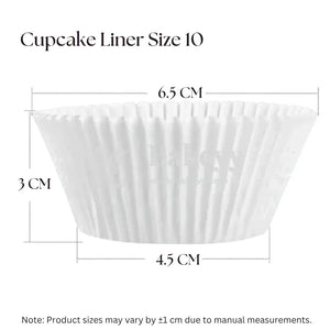 WhiteColourCupcakeLinersBakingCup_2 - Bakeyy.com IN
