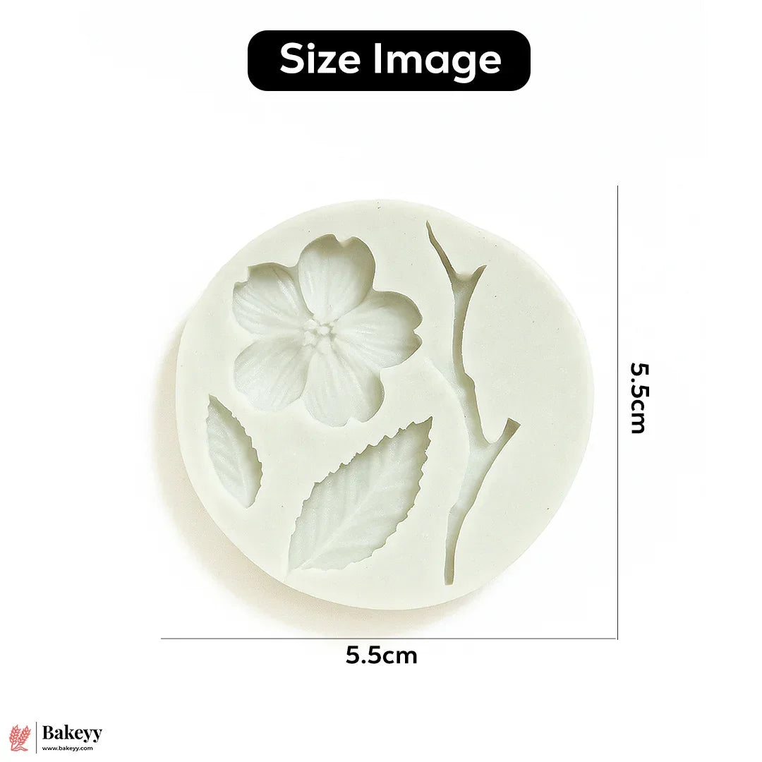 114| Floral Blossom Design Silicone Mould - 1 Piece - Bakeyy.com - India - 114| Floral Blossom Design Silicone Mould - 1 Piece - Default Title