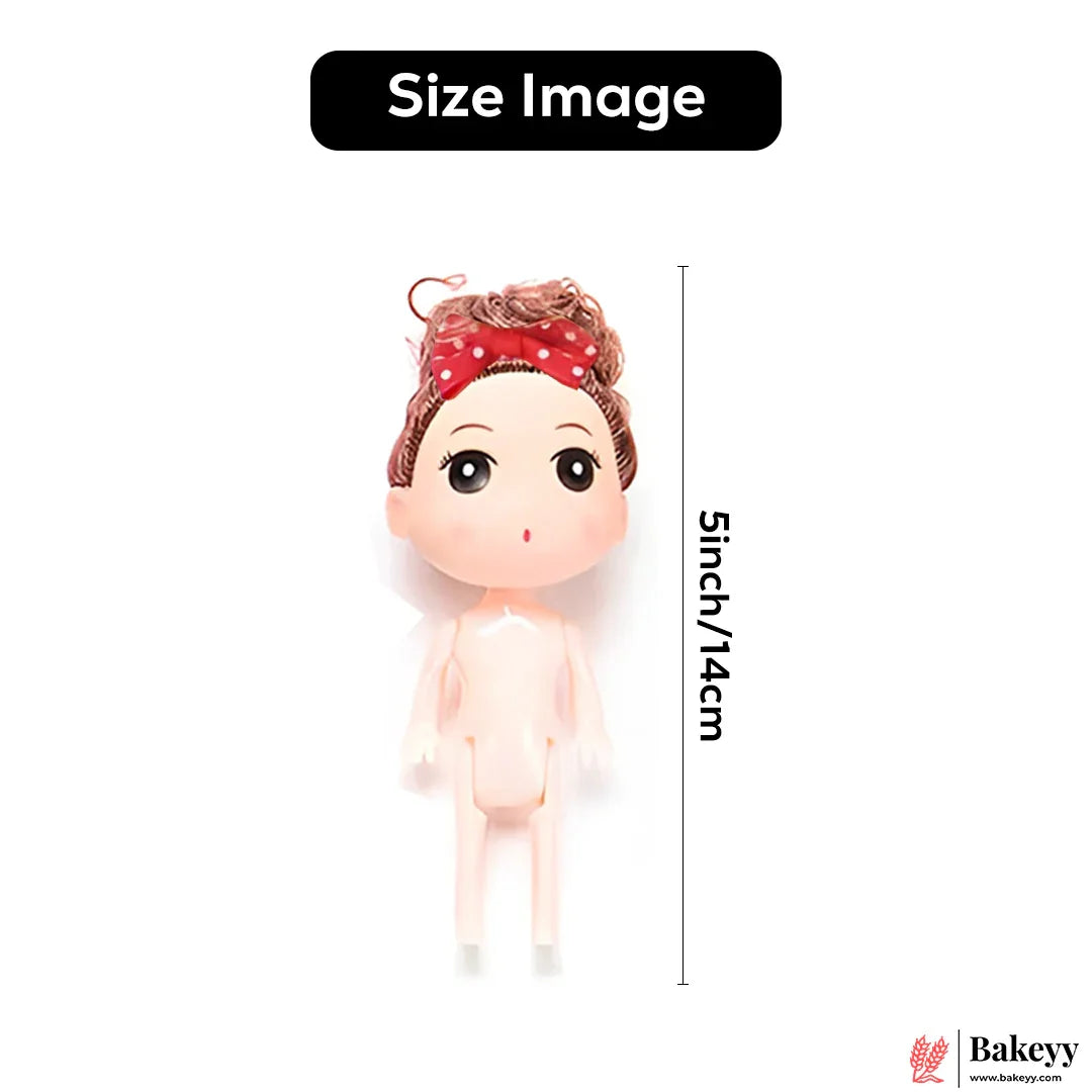 5 Inch Mini Doll Topper Set for Princess Cakes | Ideal for Cakes, Cupcakes & DIY Decorations - Bakeyy.com - India - 5 Inch Mini Doll Topper Set for Princess Cakes | Ideal for Cakes, Cupcakes & DIY Decorations - Default Title