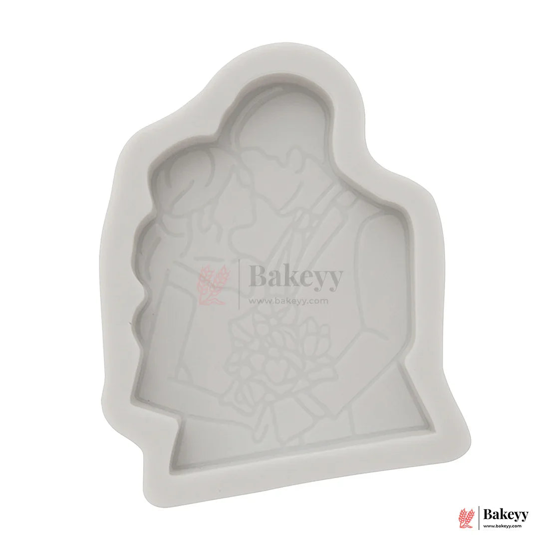 590 Bride & Groom Shape Fondant Mould - 1 Piece