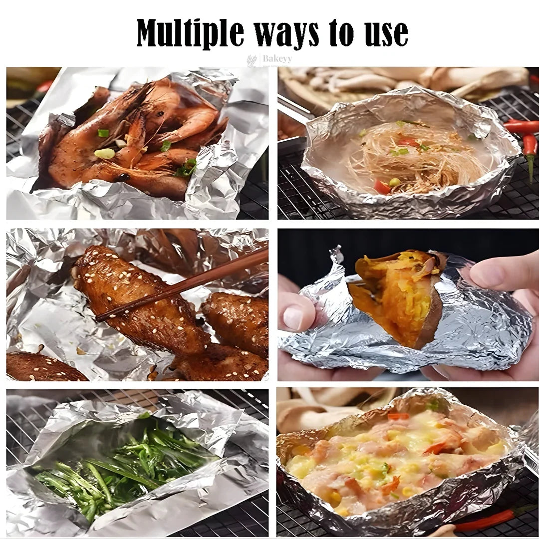 Aluminium Foil Roll | 1 Kg Gross | Pack of 1