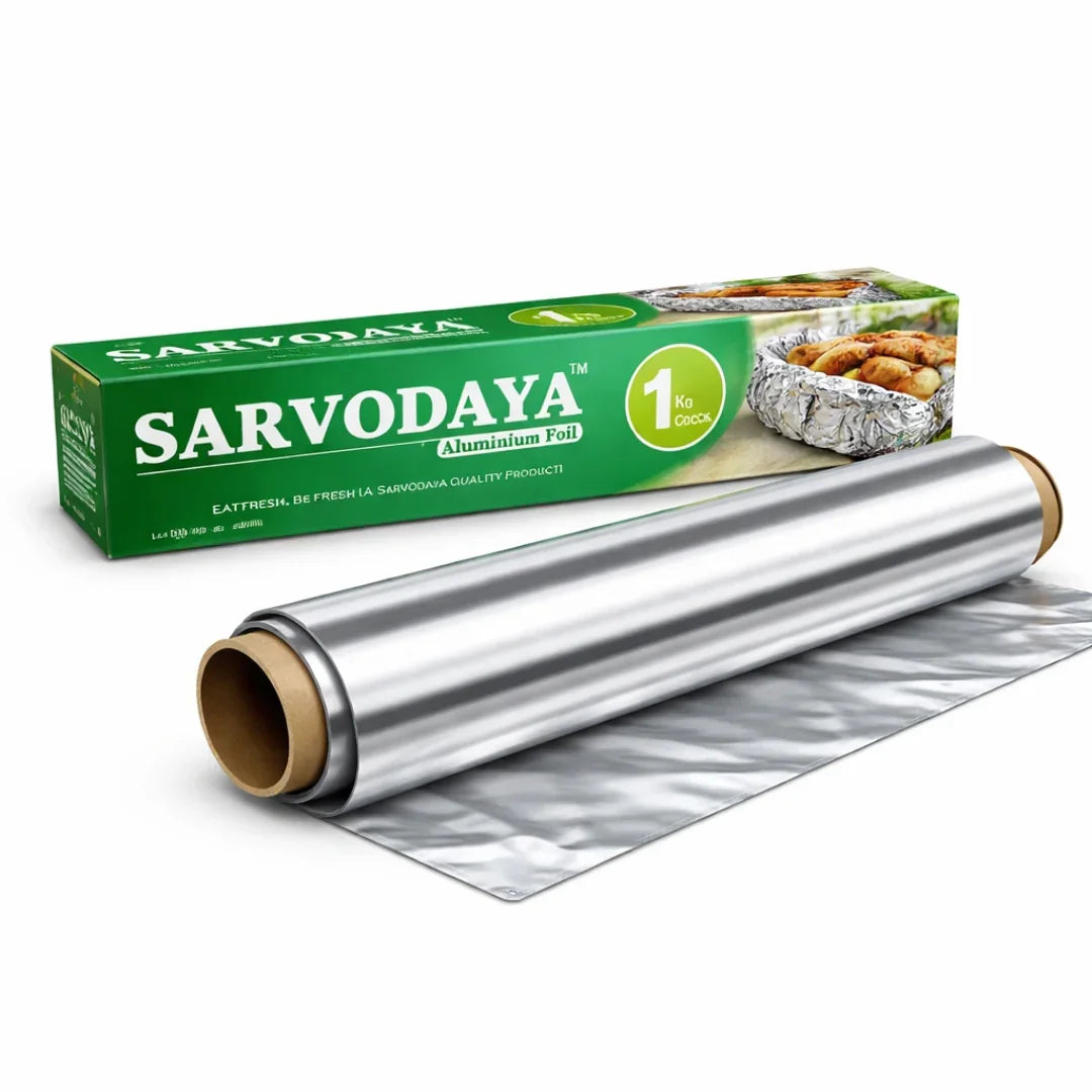Aluminium Foil Roll | 1 Kg Gross | Pack of 1