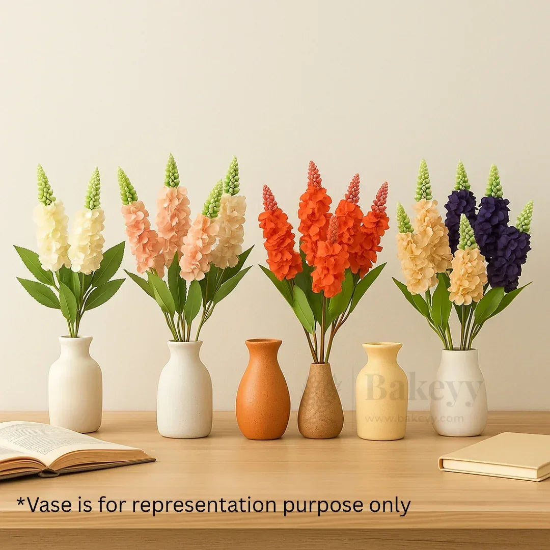 Artificial Delphinium Flower Bunch – 60cm | Decorative Stick for Home & Events | Pack Of 1 - Bakeyy.com - India - Artificial Delphinium Flower Bunch – 60cm | Decorative Stick for Home & Events | Pack Of 1 - Purple 342.00