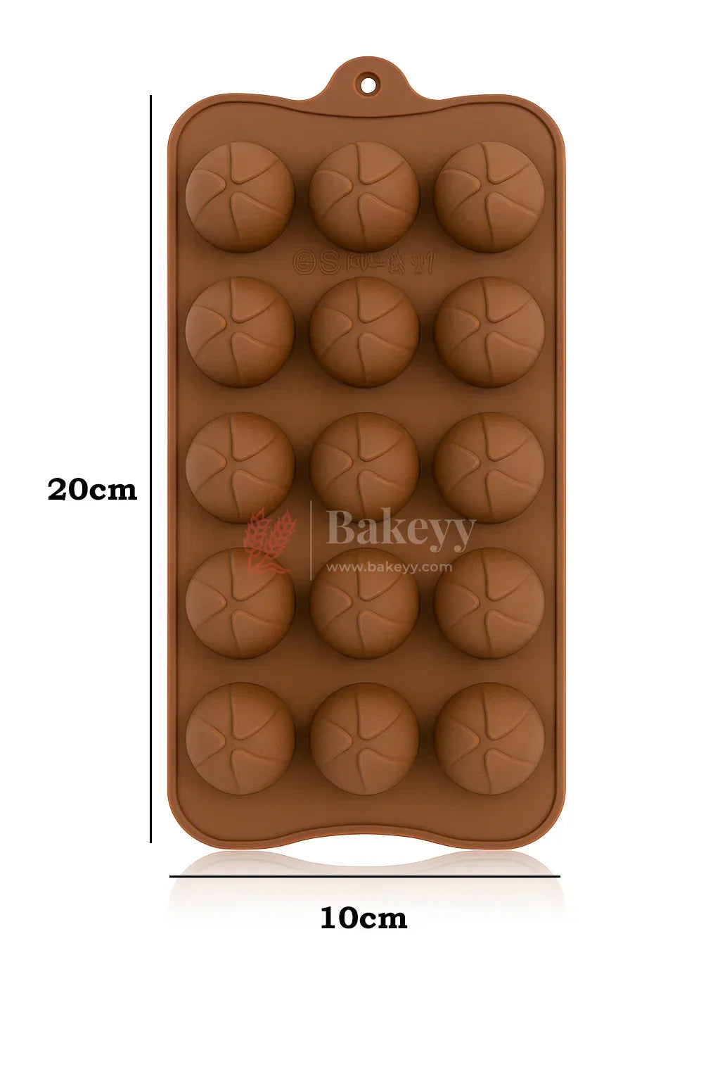 15-Cavity | Round BALL Shape | Silicone Chocolate & Candy Mould