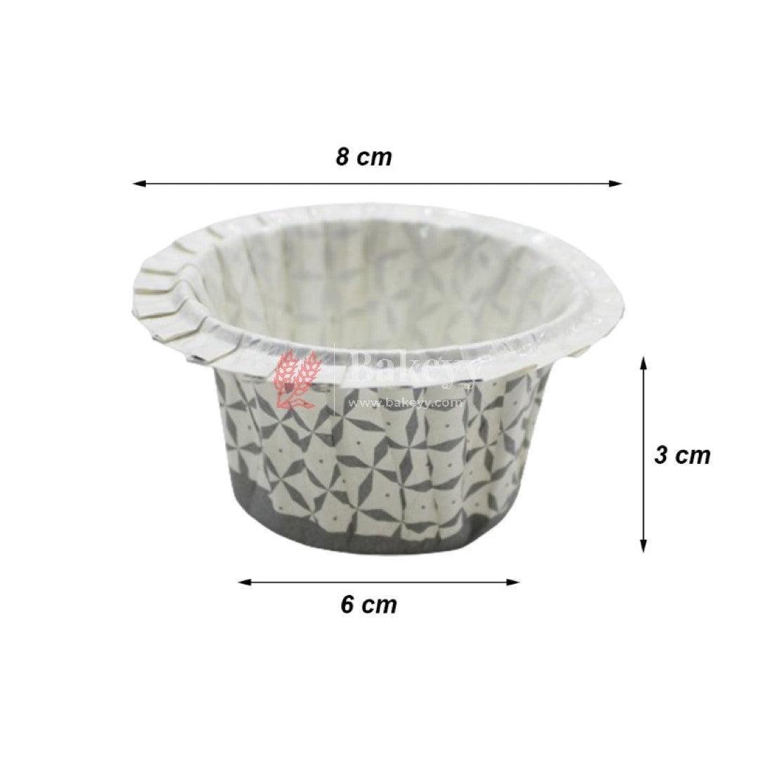 Bake and Serve Round Mould | Paper Baking Mould | Muffin Cup | Pack of 100 - Bakeyy.com - India - Bake and Serve Round Mould | Paper Baking Mould | Muffin Cup | Pack of 100 - Large