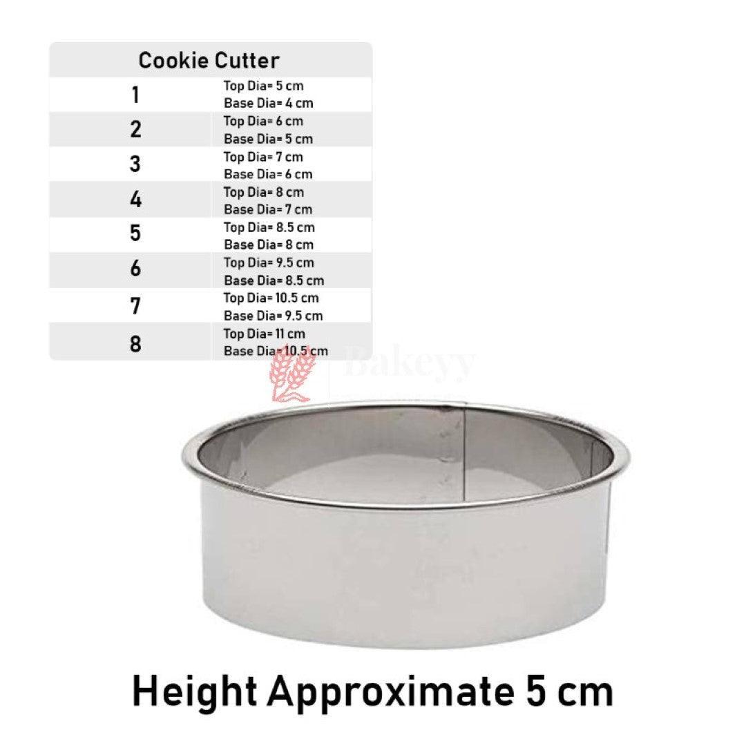 Baking equipment's Stainless Steel Commercial Oval Cookie Cutter (Set of 11 Cutters) - Bakeyy.com - India - {{ variant.name }}