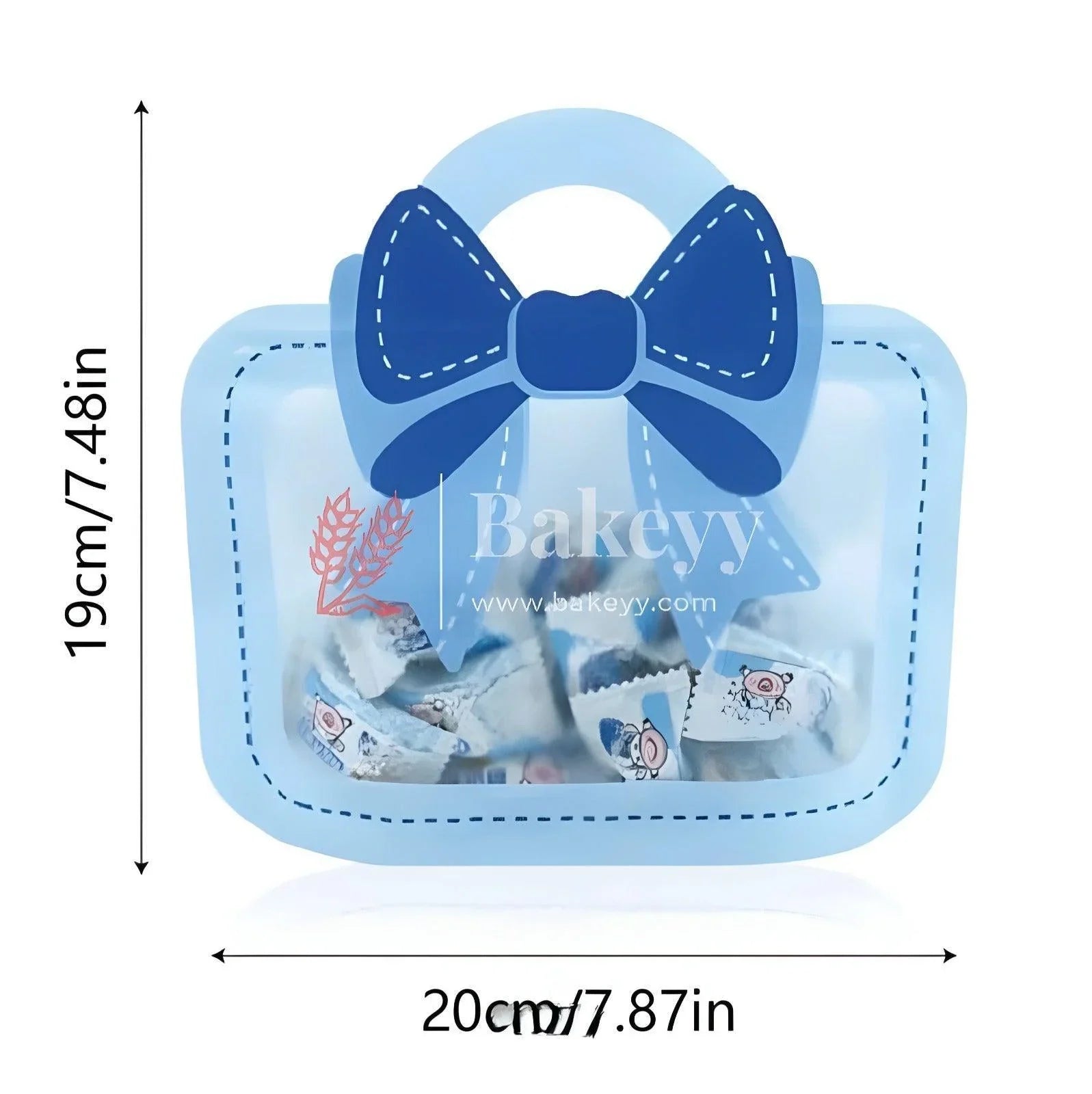 Gift Shape Bags | Fancy Zip Lock Pouches | Available in 2 Colors | Pack of 20