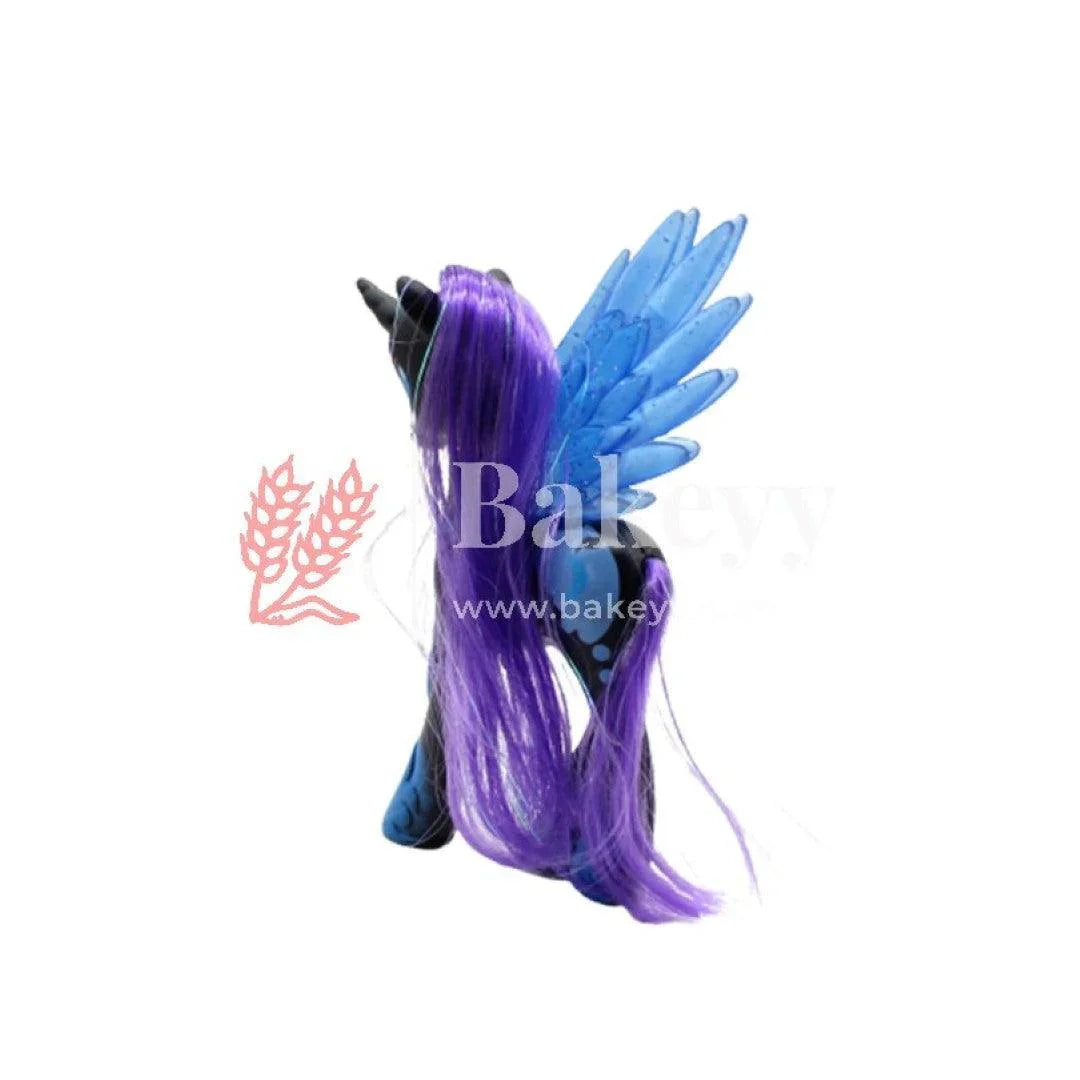 black-unicorn-cake-topper-decoration-for-birthday-party-baby-shower-wedding-or-doll-cake-topper-bakeyy-com-2 - Bakeyy.com