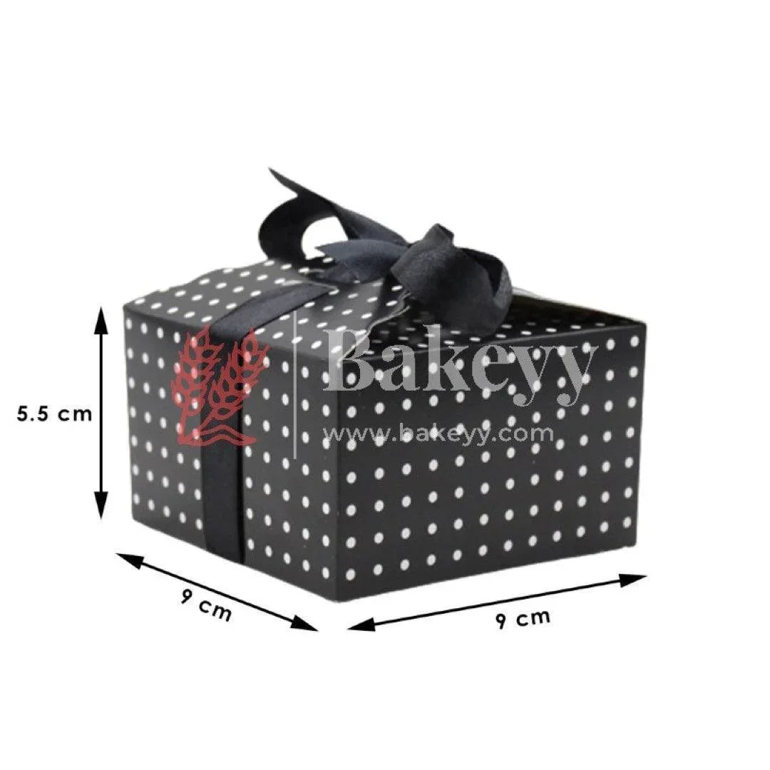 black-with-white-small-dotted-small-gift-box-cute-kraft-paper-gift-boxes-with-brown-ribbon-wedding-favour-boxes-kraft-brown-gift-box-for-party-wedding-gifts-or-pack-of-10-bakeyy-com-5 - Bakeyy.com